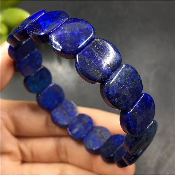 High-quality lapis lazuli gemstone bracelet - Picture 2 of 5